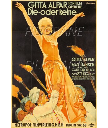 GITTA ALPAR OPERETTE Rdwi-POSTER/REPRODUCTION d1 AFFICHE VINTAGE sur le site 