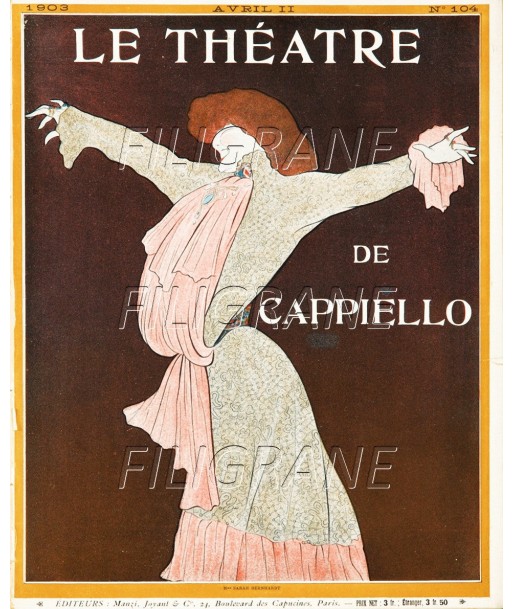 le THEATRE  REVUE PRESSE Rfdv-POSTER/REPRODUCTION d1 AFFICHE VINTAGE 50-70% off 