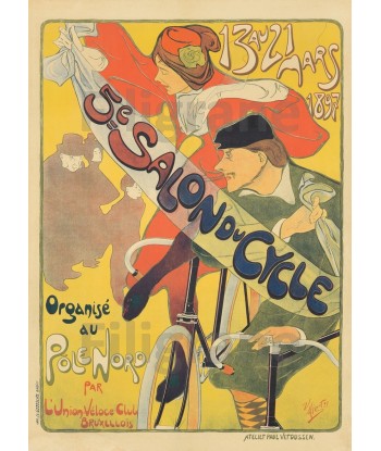 SALON CYCLES 1897 Rf279-POSTER/REPRODUCTION d1 AFFICHE VINTAGE outlet