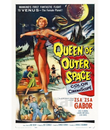 QUEEN of OUTER SPACE FILM Rkqb-POSTER/REPRODUCTION d1 AFFICHE VINTAGE 2024