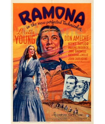 RAMONA FILM Rmel-POSTER/REPRODUCTION d1 AFFICHE VINTAGE Comparez plus de prix