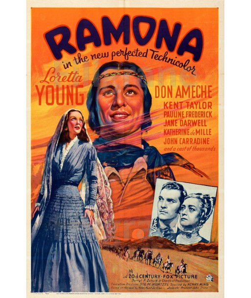 RAMONA FILM Rmel-POSTER/REPRODUCTION d1 AFFICHE VINTAGE Comparez plus de prix