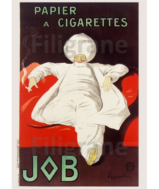 JOB PAPIER CIGARETTES Rkbz- POSTER/REPRODUCTION d1 AFFICHE VINTAGE la colonne vertébrale