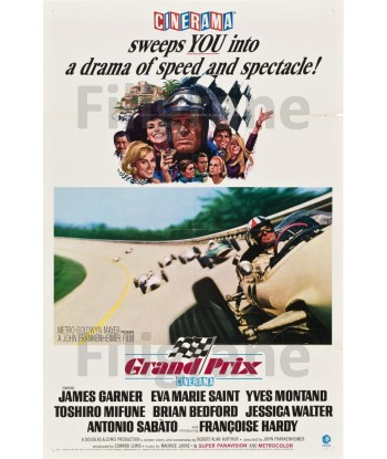 FILM GRAND PRIX Rvla-POSTER/REPRODUCTION d1 AFFICHE VINTAGE d'Europe débarque