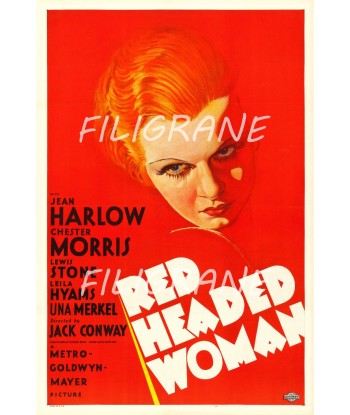 RED HEADED WOMAN FILM Rwso-POSTER/REPRODUCTION d1 AFFICHE VINTAGE chez Cornerstreet bien 