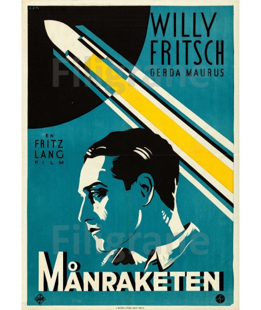 MANRAKETEN FILM Rylv-POSTER/REPRODUCTION d1 AFFICHE VINTAGE 50% de réduction en Octobre 2024