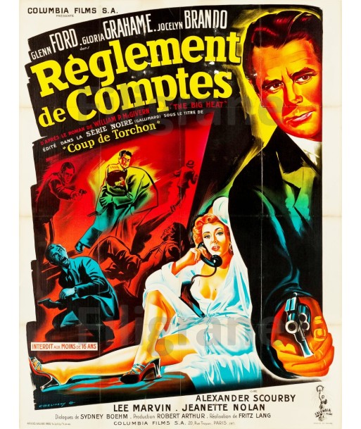 RèGLEMENT de COMPTES FILM Rjxp-POSTER/REPRODUCTION d1 AFFICHE VINTAGE les ligaments