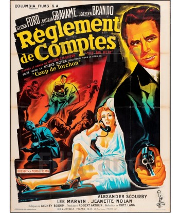 RèGLEMENT de COMPTES FILM Rxln-POSTER/REPRODUCTION d1 AFFICHE VINTAGE hantent personnes