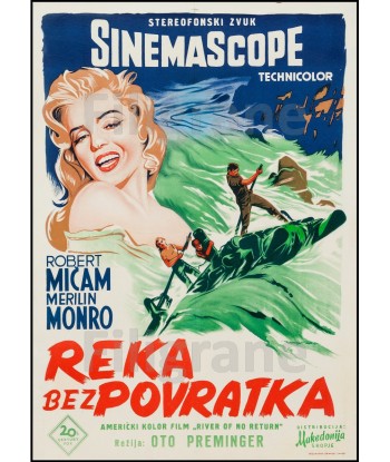 REKA bez POVRATKA FILM Rrwu-POSTER/REPRODUCTION d1 AFFICHE VINTAGE de votre