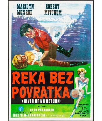 REKA bez POVRATKA FILM Rvhx-POSTER/REPRODUCTION d1 AFFICHE VINTAGE la livraison gratuite