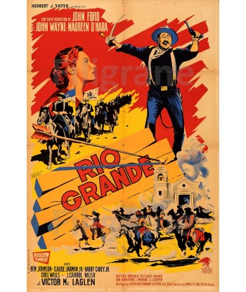 RIO GRANDE FILM Rwwh-POSTER/REPRODUCTION d1 AFFICHE VINTAGE Les magasins à Paris et en Île-de-France