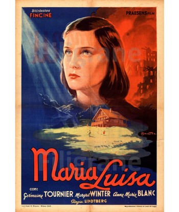 MARIA LUISA FILM Riqk-POSTER/REPRODUCTION d1 AFFICHE VINTAGE pour bénéficier 