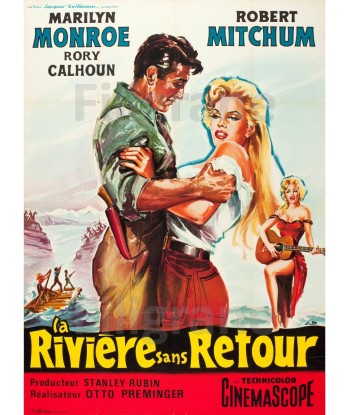 RIVIèRE sans RETOUR FILM Rbts-POSTER/REPRODUCTION d1 AFFICHE VINTAGE 50-70% off 