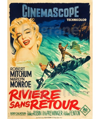 RIVIèRE sans RETOUR FILM Rtkw-POSTER/REPRODUCTION d1 AFFICHE VINTAGE Comparez plus de prix