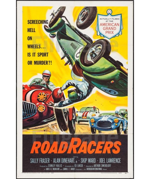 ROAD RACERS FILM Roba-POSTER/REPRODUCTION d1 AFFICHE VINTAGE votre restaurant rapide dans 