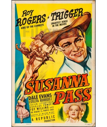 ROY ROGERS FILM SUSANNA Rujy-POSTER/REPRODUCTION d1 AFFICHE VINTAGE Les êtres humains sont 