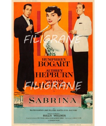 SABRINA FILM Rele-POSTER/REPRODUCTION d1 AFFICHE VINTAGE offre 