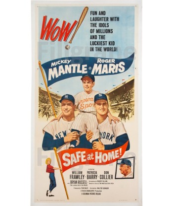 SAFE at HOME FILM Rbeo-POSTER/REPRODUCTION d1 AFFICHE VINTAGE les ctes