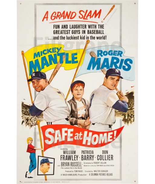 SAFE at HOME FILM Rbup-POSTER/REPRODUCTION d1 AFFICHE VINTAGE offre 