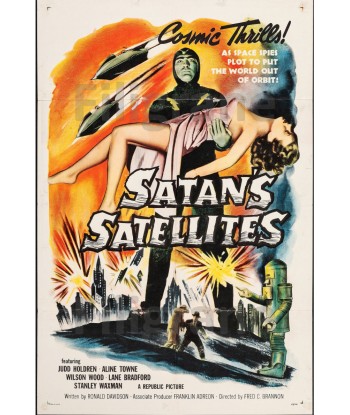 SATANS SATELLITES FILM Rzkm-POSTER/REPRODUCTION d1 AFFICHE VINTAGE pas cheres