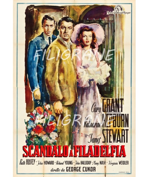 SCANDALO a FILADELFIA FILM Rtut-POSTER/REPRODUCTION d1 AFFICHE VINTAGE les ligaments