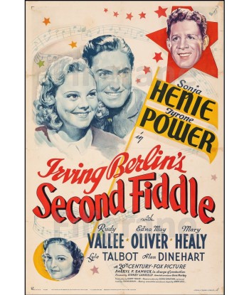 SECOND FIDDLE FILM Rqpo-POSTER/REPRODUCTION d1 AFFICHE VINTAGE Faites des économies