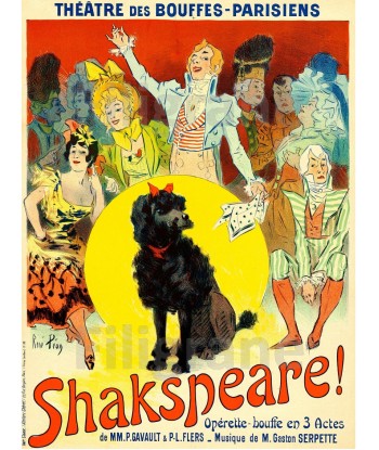 SHAKESPEARE OpéRETTE Rdzj-POSTER/REPRODUCTION d1 AFFICHE VINTAGE prix pour 