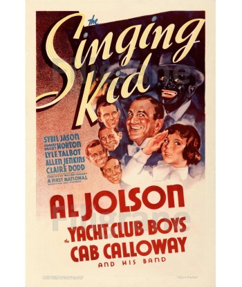 SINGING KID FILM Rbqr-POSTER/REPRODUCTION d1 AFFICHE VINTAGE du meilleur 