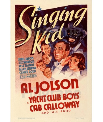 SINGING KID FILM Rpro-POSTER/REPRODUCTION d1 AFFICHE VINTAGE le concept de la Pate a emporter 