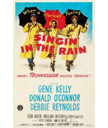 SINGIN in the RAIN FILM Rlnl-POSTER/REPRODUCTION d1 AFFICHE VINTAGE sur le site 