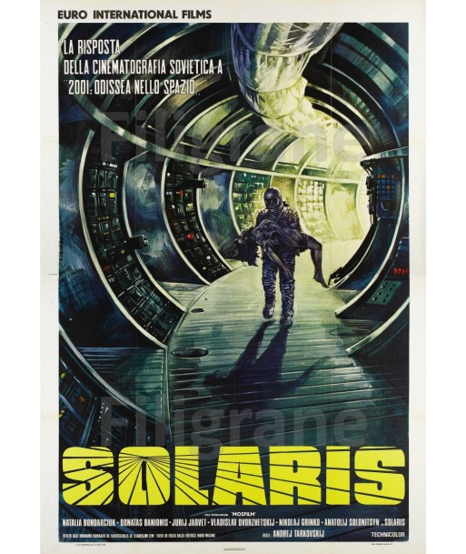 SOLARIS FILM Rpkn-POSTER/REPRODUCTION d1 AFFICHE VINTAGE l'évolution des habitudes 