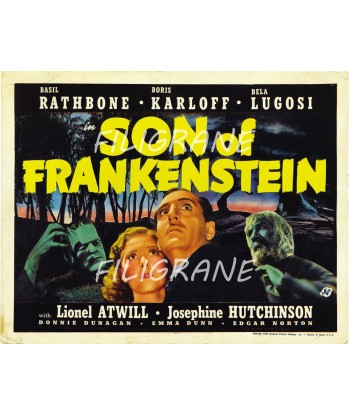 SON of FRANKENSTEIN FILM Rczd-POSTER/REPRODUCTION d1 AFFICHE VINTAGE Le MVP de beaucoup