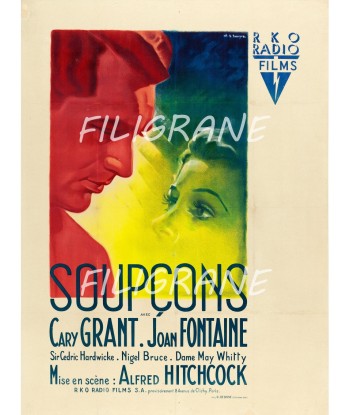 SOUPçONS FILM Rjjr-POSTER/REPRODUCTION d1 AFFICHE VINTAGE online