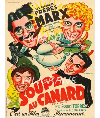 SOUPE au CANARD FILM Rgct-POSTER/REPRODUCTION d1 AFFICHE VINTAGE acheter en ligne