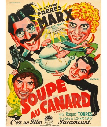 SOUPE au CANARD FILM Rkde-POSTER/REPRODUCTION d1 AFFICHE VINTAGE store