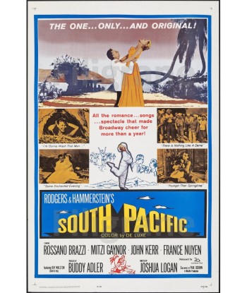 SOUTH PACIFIC FILM Rmrm-POSTER/REPRODUCTION d1 AFFICHE VINTAGE en ligne