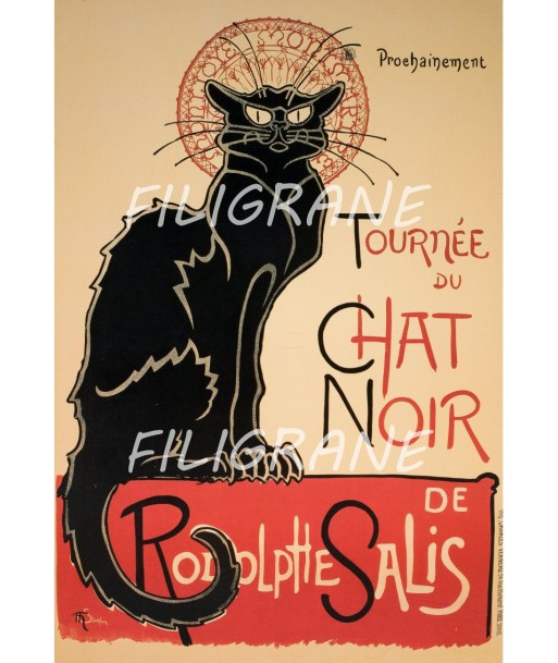 SPECTACLE CHAT NOIR TOULOUSE LAUTREC Rmtv-POSTER/REPRODUCTION d1 AFFICHE VINTAGE Economisez 