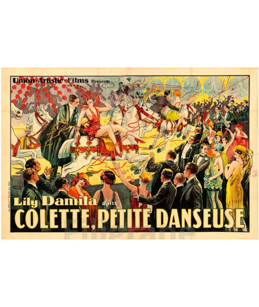 SPECTACLE COLETTE PETITE DANSEUSE Rxrv-POSTER/REPRODUCTION d1 AFFICHE VINTAGE du meilleur 