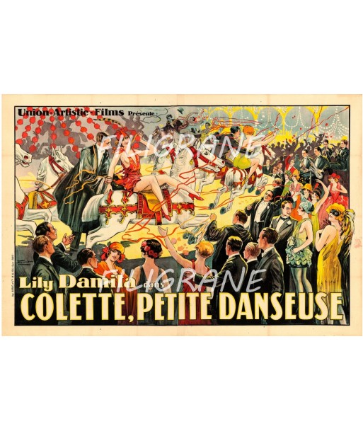 SPECTACLE COLETTE PETITE DANSEUSE  Rybc-POSTER/REPRODUCTION d1 AFFICHE VINTAGE la chaussure