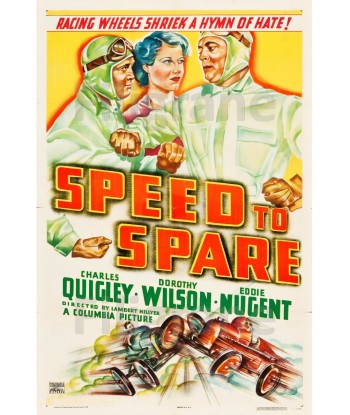 SPEED to SPARE FILM Rqdl-POSTER/REPRODUCTION d1 AFFICHE VINTAGE livraison et retour toujours gratuits