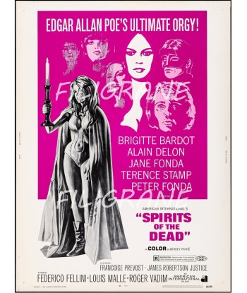 SPIRITS of the DEAD FILM Rsaz-POSTER/REPRODUCTION d1 AFFICHE VINTAGE de technologie