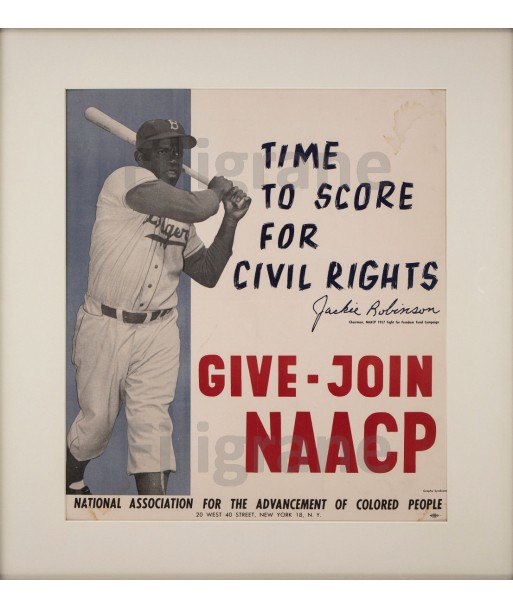 SPORT BASE BALL CIVIL RIGHTS Rtuw-POSTER/REPRODUCTION d1 AFFICHE VINTAGE Les êtres humains sont 