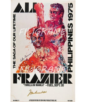 SPORT BOXE ALI FRAZIE 1975 Rqym-POSTER/REPRODUCTION d1 AFFICHE VINTAGE 50% de réduction en Octobre 2024