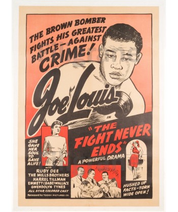 SPORT BOXE JOE LOUIS Rgut-POSTER/REPRODUCTION d1 AFFICHE VINTAGE la livraison gratuite