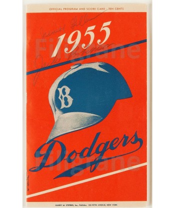 SPORT DODGERS 1955 Rdee-POSTER/REPRODUCTION d1 AFFICHE VINTAGE pas cheres