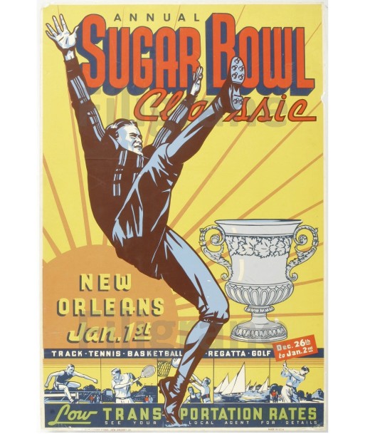 SPORT SUGAR BALL CLASSIC  Rvwd-POSTER/REPRODUCTION d1 AFFICHE VINTAGE ou a consommer sur place