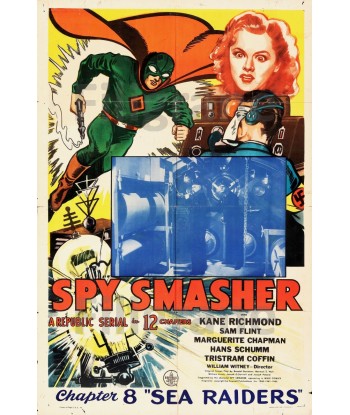 SPY SMASHER 8 FILM Rdyq-POSTER/REPRODUCTION d1 AFFICHE VINTAGE l'évolution des habitudes 