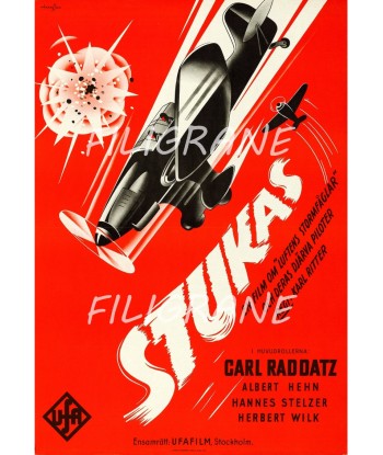 STUKAS FILM Rybp-POSTER/REPRODUCTION d1 AFFICHE VINTAGE de l' environnement