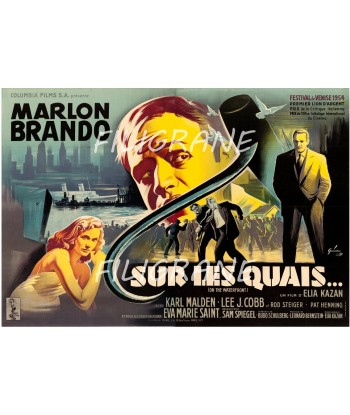 SUR les QUAIS FILM Rcqg-POSTER/REPRODUCTION d1 AFFICHE VINTAGE Comment ça marche