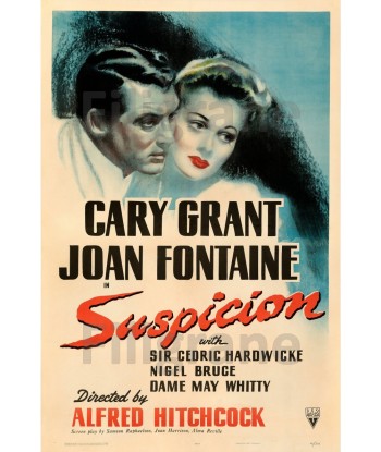 SUSPICION FILM Reiz-POSTER/REPRODUCTION d1 AFFICHE VINTAGE une grave pollution 